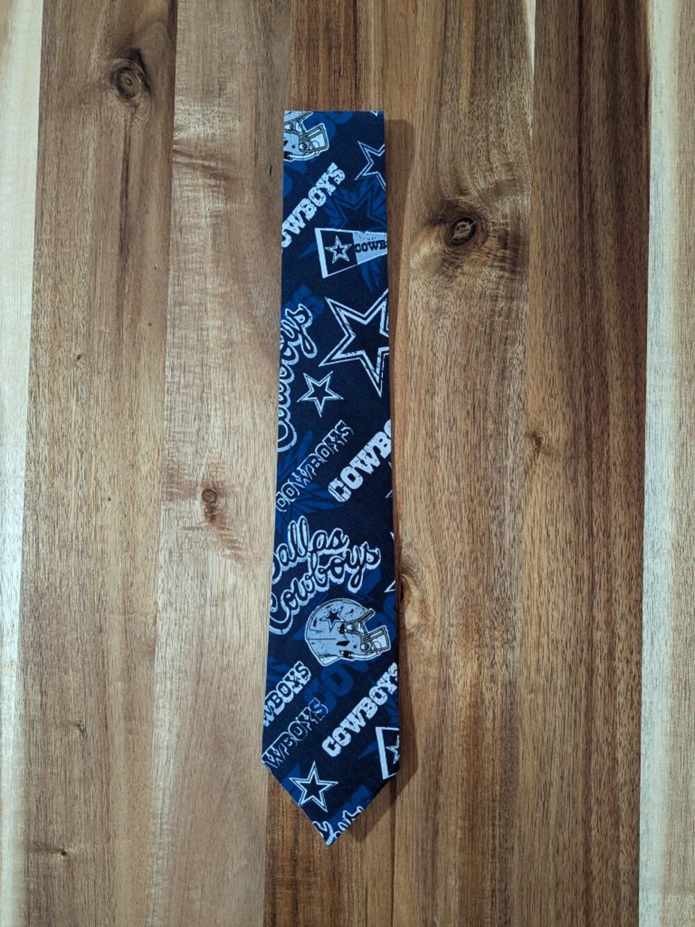 Dallas Cowboys Men's Neck Tie. Custom handmade. New